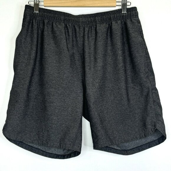Rhone Guru Shorts Mens Medium Gray Athletic Stretch CrossFit Running 7.5" Inseam - Picture 1 of 5